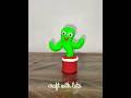 Talking Cactus Easy #art #handmade #youtubeshorts #diy #clayart