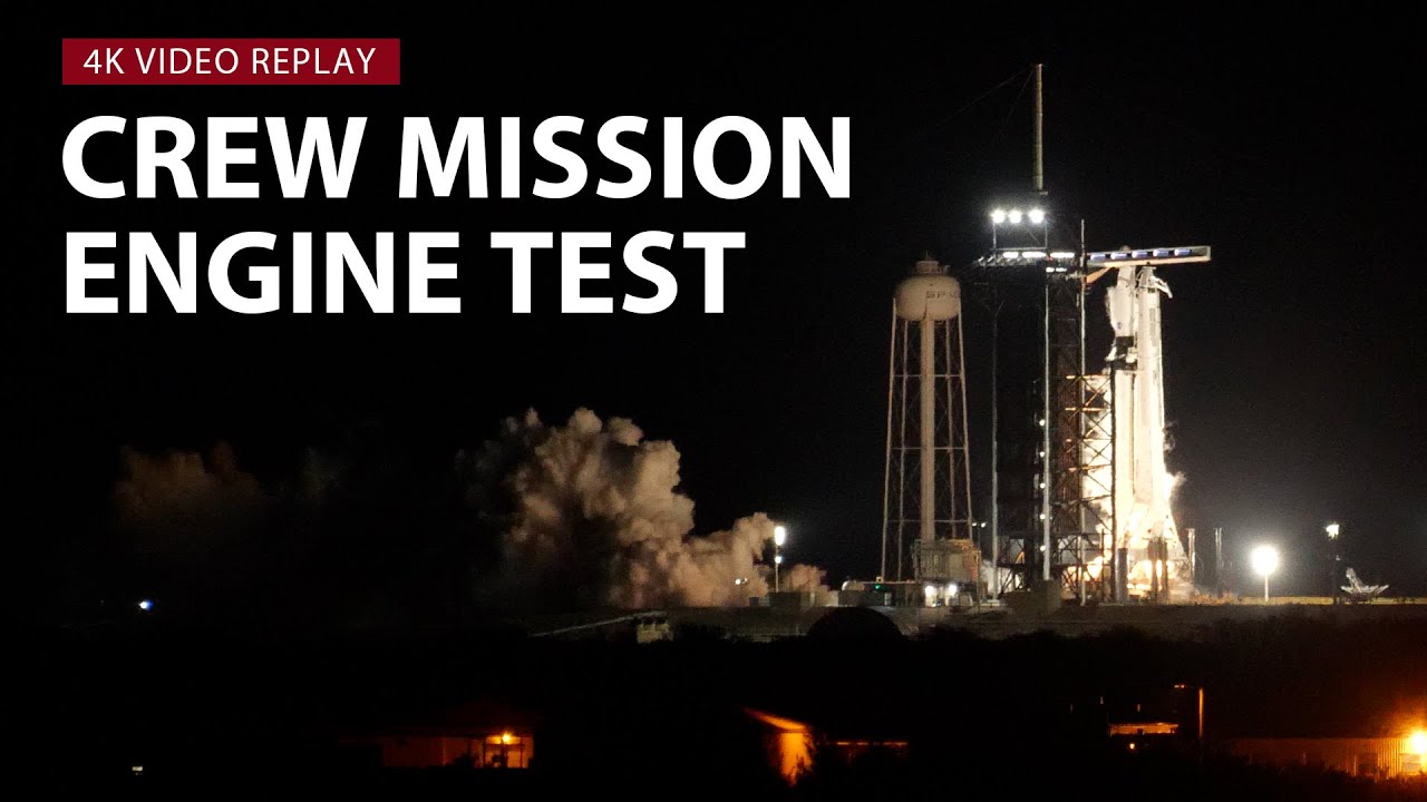 4K Replay: SpaceX test fires Falcon 9 ahead of commercial Axiom 2 space ...