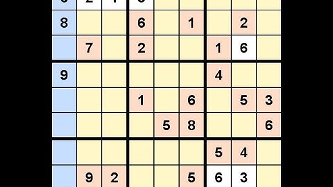 How to Solve Los Angeles Times Sudoku Expert August 2, 2020