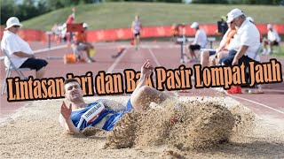 Dimensions of the Running Track and Sand Pit for Long Jump