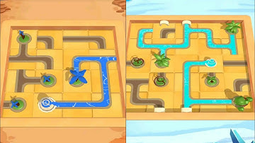 water connect puzzle level 1 2 3 4 Gameplay walkthrough