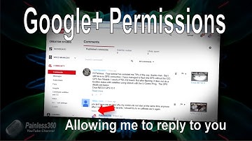 Google+ permissions - allowing me to reply to your comments (repost)
