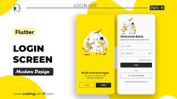 Modern Design Flutter Login Page UI | Flutter Login Screen 2025