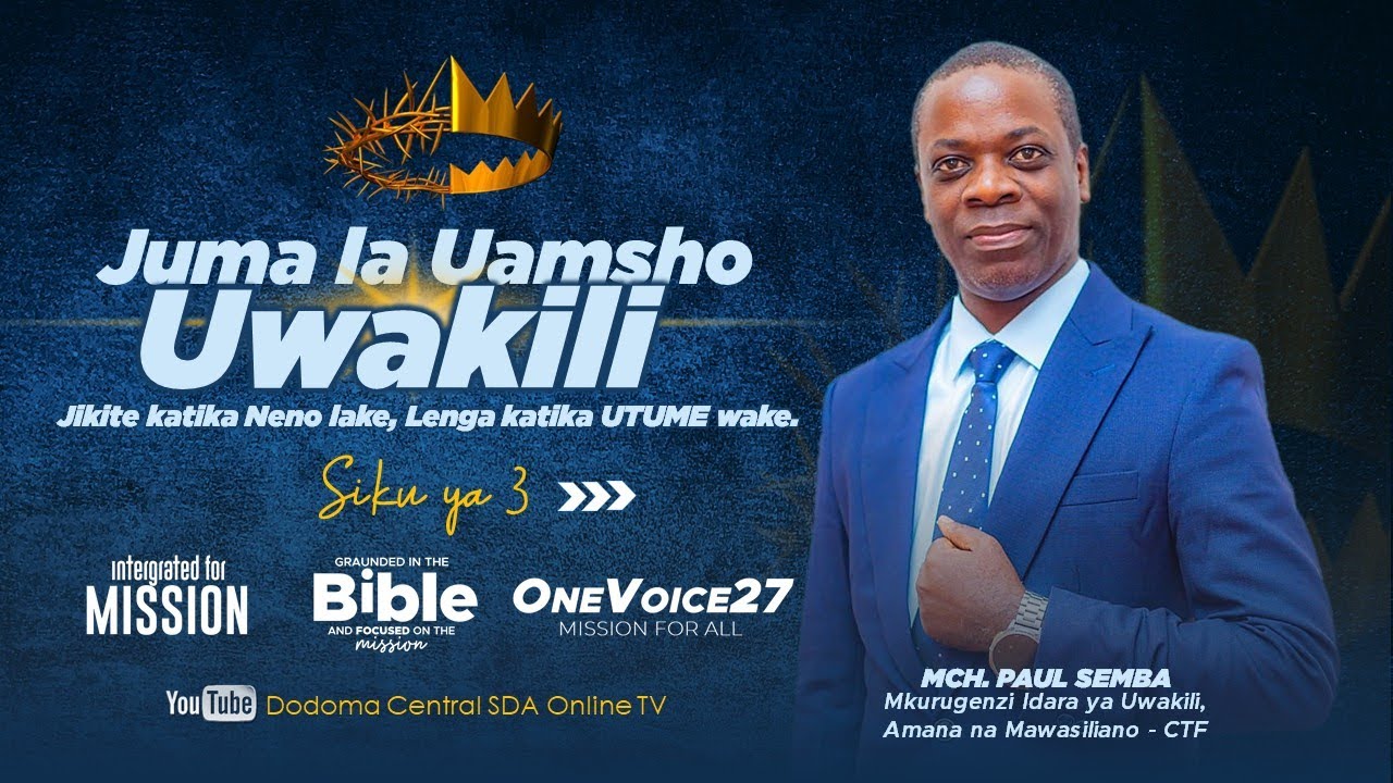 🔴LIVE: JUMA LA UAMSHO WA UWAKILI // MCH. PAUL SEMBA // DAY 3 : 10/02/2026