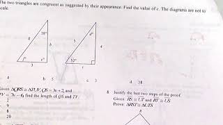 10 30 19   Ch  4 Practice test  Geometry  proving triangles congruent