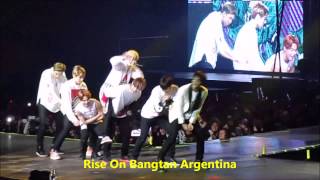 BTS The Red Bullet en Chile -If I Ruled the World-