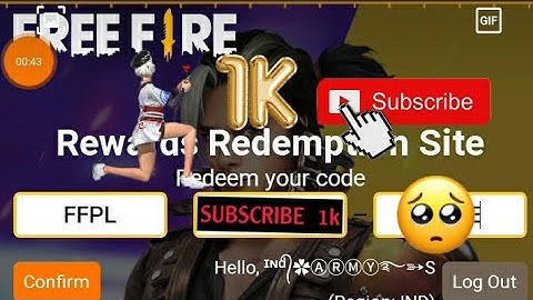 FFPL REDEEM CODE 500K WATCHING 😯 - para SAMSUNG A3,A5,A6,A7,J2,J5,J7,S5,S6,S7,S9,A10,A20,A30,A50,A70