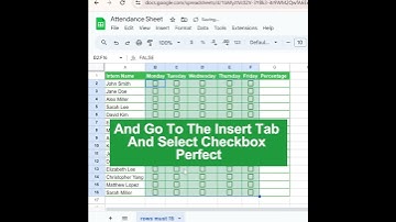 📊 Easy Attendance Tracking in Google Sheets! | Checkboxes & COUNTIF Formula Tutorial #itux #excel