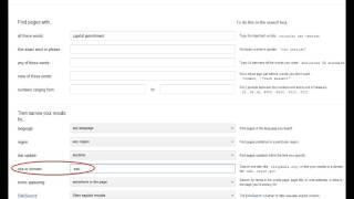 Google Advanced Search Strategies