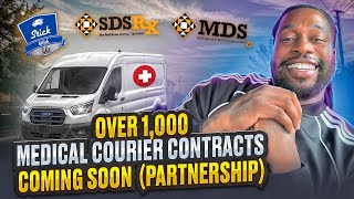 OVER 1,000 MEDICAL COURIER CONTRACTS COMING SOON‼ #medicalcourier #courier #cargovan #apps