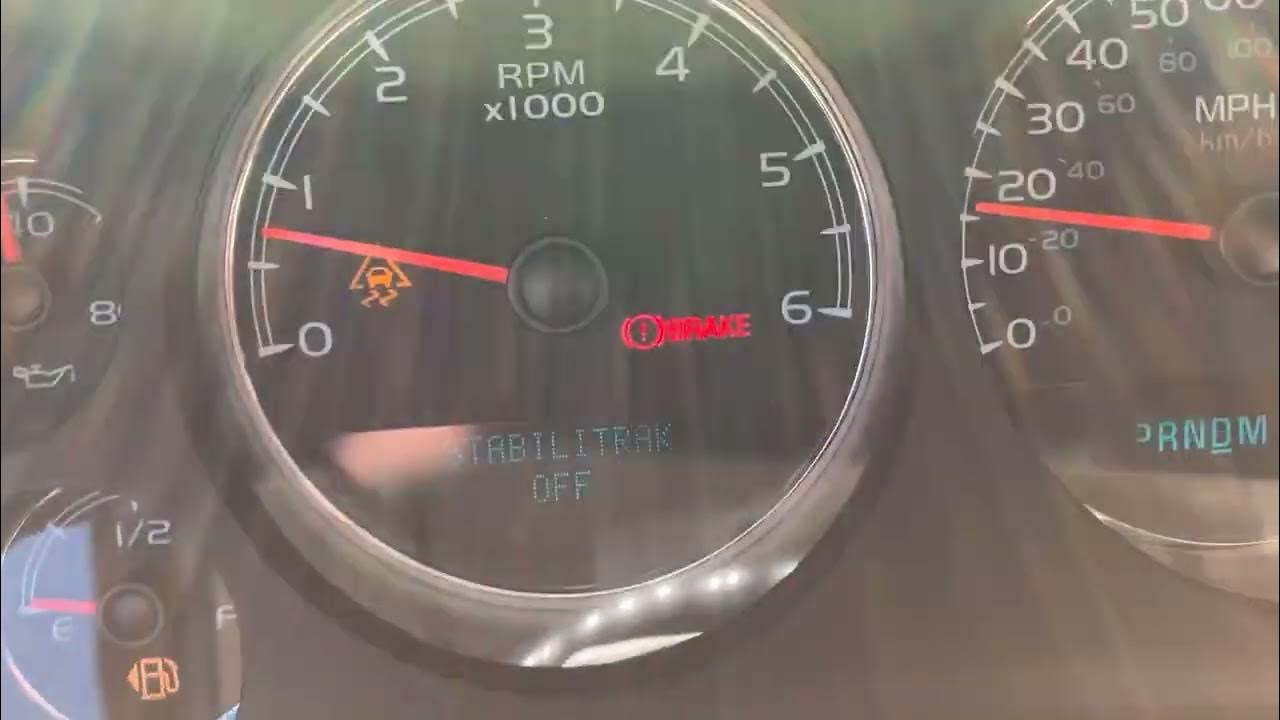 2010 Yukon Emergency Brake Warning YouTube