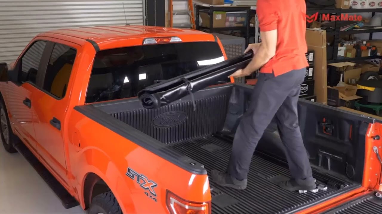 MaxMate Soft Roll Up Truck Bed Tonneau Cover Review in 2022 YouTube