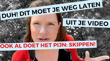 Skip deze teksten in je video want je jaagt je kijkers ermee weg