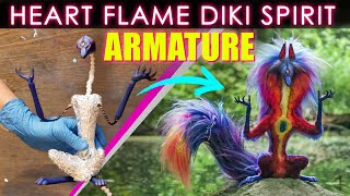 Making the Heart Flame Diki Spirit Armature