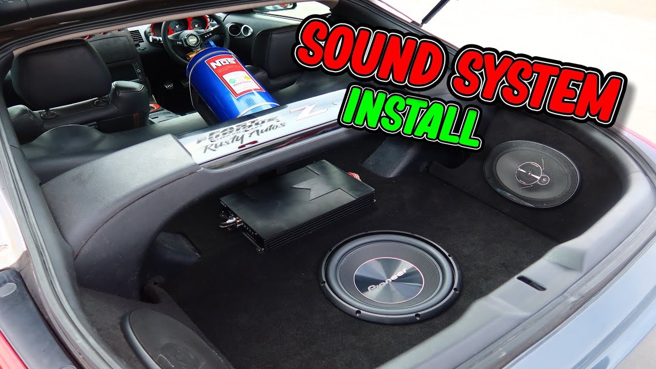 Tokyo Drift 350z Sound System Boot / Trunk Build