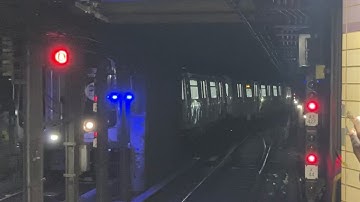 (A) Exp & (C) Lcl Trains End/Begin Service Action at Euclid Avenue