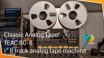 Amazing Analog! Teac 80-8 Classic Vintage Tape Machine