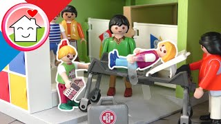 Playmobil en francais Lisa doit partir à l’hopital - Famille Hauser