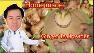 HOW TO MAKE GINGER TEA POWDER