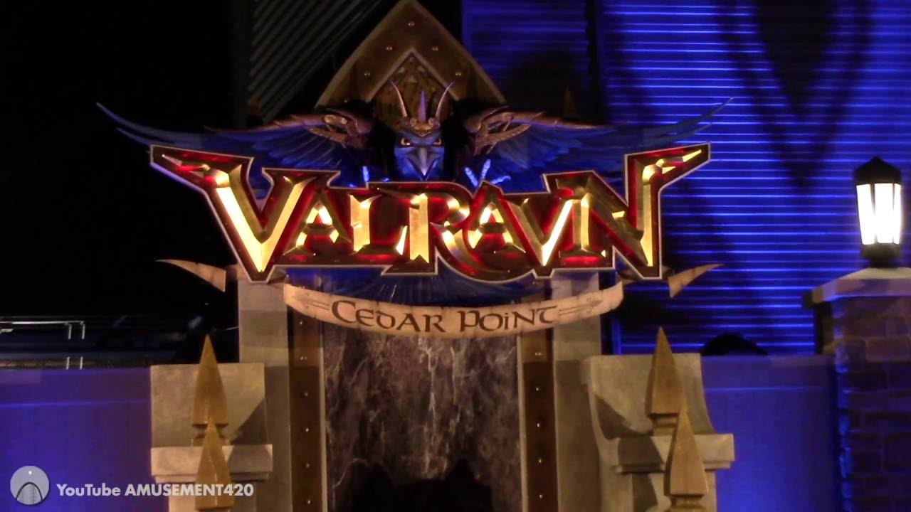 VALRAVN LIT UP AT NIGHT LIFT HILL, PHOTO OP THRONE, ENTRANCE & LINE ...