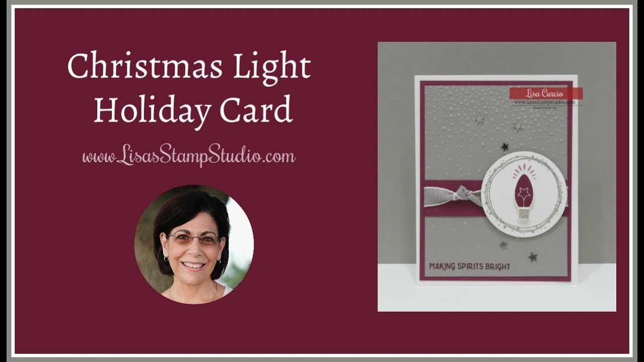 🔴 Christmas Light Holiday Card - YouTube