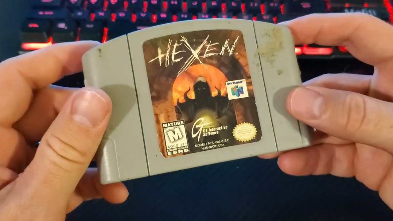 Cleaning and testing a $2 N64 flea market find Hexen. Will it work