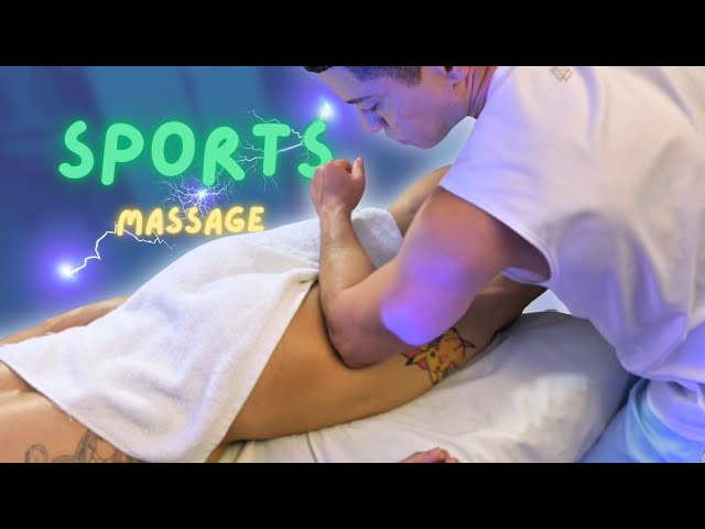 Full Body Sports Massage For a CrossFit-er Guy | Part 1