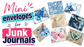 💌🧵 Making Mini Envelopes for Junk Journals #AZephemera26 @AntonioMakes