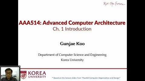 AAA514 - Introduction to Computer Systems (03/17/2020)