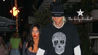 Machine Gun Kelly and Megan Fox's driver gets questioned by police outside of Avra in Beverly Hills