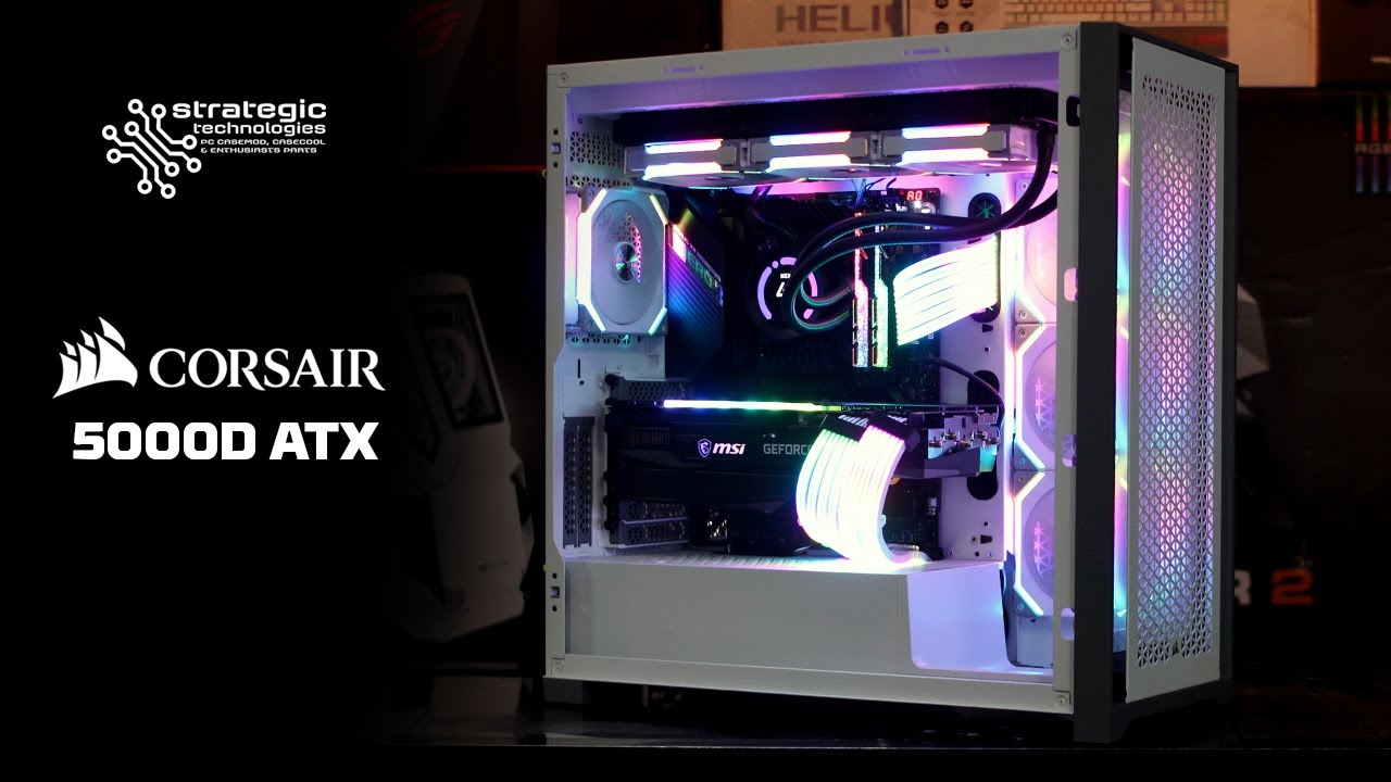 FULL GAMING PC BUILD LOG - Corsair 5000D AIRFLOW WHITE 