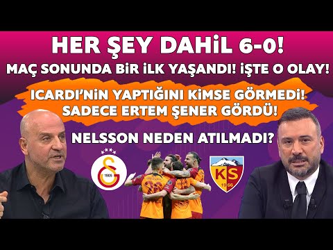 GALATASARAY 6-0 KAYSERİSPOR / OĞUZ ALTAY VE ERTEM ŞENER'DEN MAÇ SONU YORUMU