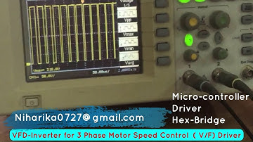 VFD Inverter for 3 Phase Motor Speed Control | Hex Bridge output | with & without LC Filter