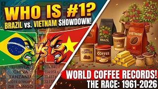 Coffee Production Race 1961–2026 | World’s Top Coffee Production Countries