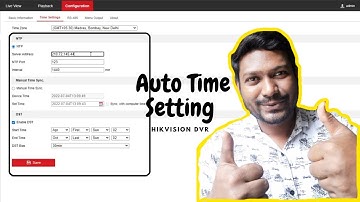 Hikvision DVR NTP & DST Setting || #hikvision