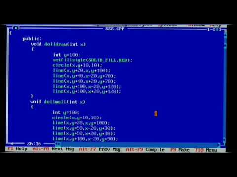 Animated Dancing Dolls Using C++