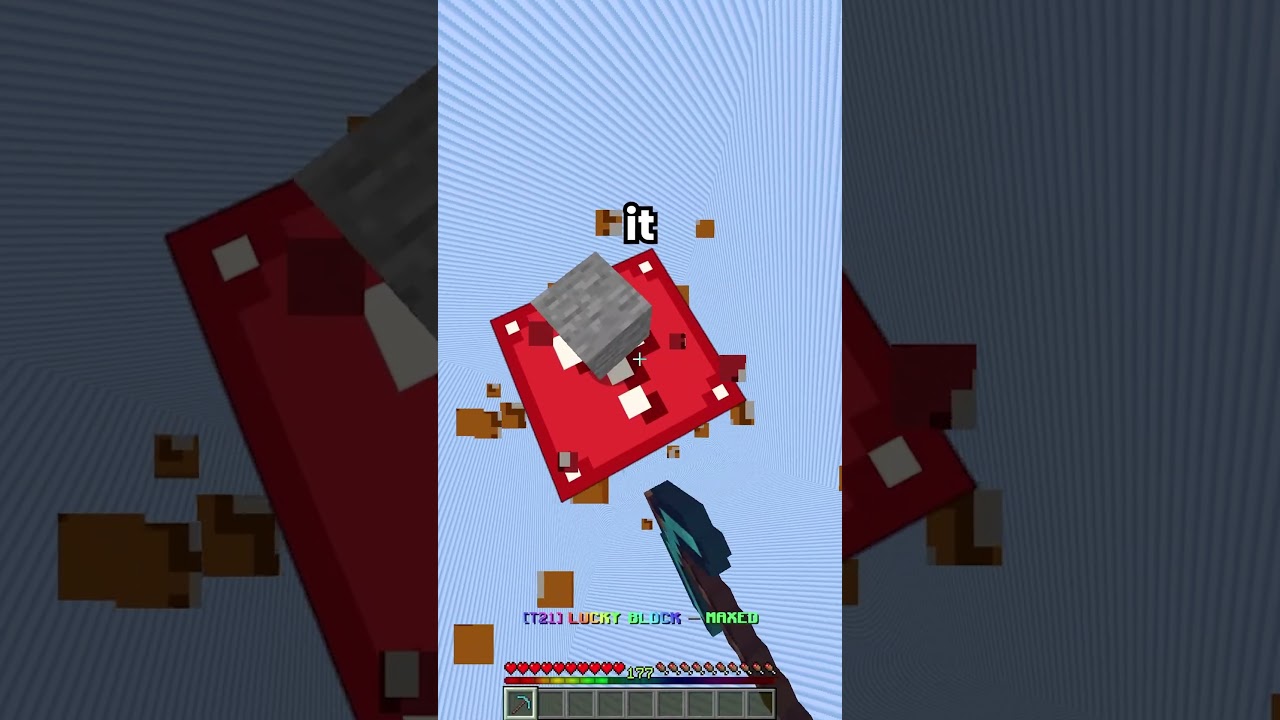 Why is everyone playing the lucky block challenge? #minecraft #minecraftserver