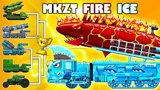 : MONSTER TRUCK : ICE MKZT Ballistic Missile Hybrid FIRE Monster Ballon | Arena Tank Cartoon