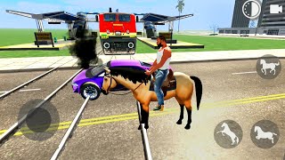 Indian Horse Driver Simulator #9 - Bikes and Train Driving - Android Gameplay