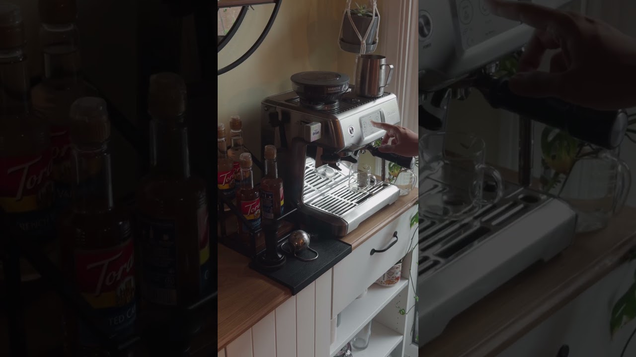 Morning Coffee 005 | Breville Barista Touch #breville #espresso #coffee #icedlatte