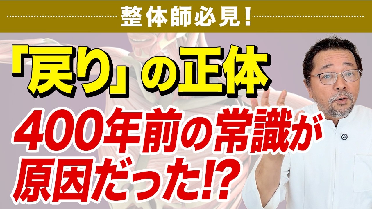 【整体師必見】なぜあなたの施術は「戻る」のか? 17世紀から続く“テコの原理”の罠と、痛みの真犯人