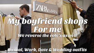 MY BOYFRIEND SHOPS FOR ME | CASUAL, WORK, DATE & WEDDING OUTFITS | Debby Clementina