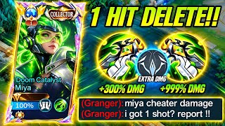 NEW META‼️ GLOBAL MIYA BEST 1 HIT BUILD 2026!! (100% BROKEN) - MLBB
