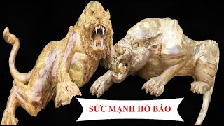Ý NGHĨA TƯỢNG HỔ - TƯỢNG BÁO - VÀ Ý NGHĨA PHONG THỦY CÁCH TRƯNG BÀY TƯỢNG GỖ - Đồ Gỗ Văn Sáu