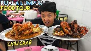 CHILI Crab & Noodles! Malaysia Food Tour Kuala Lumpur