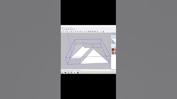 Creating a hip roof in SketchUp with the 1001 Bit plugin! #sketchup #1001bit #plugin #architecture