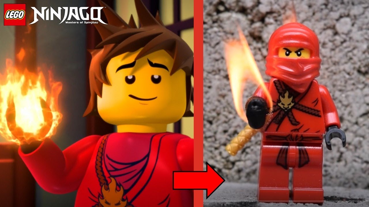 LEGO Ninjago: Kai with REAL Elemental Fire Powers! - YouTube