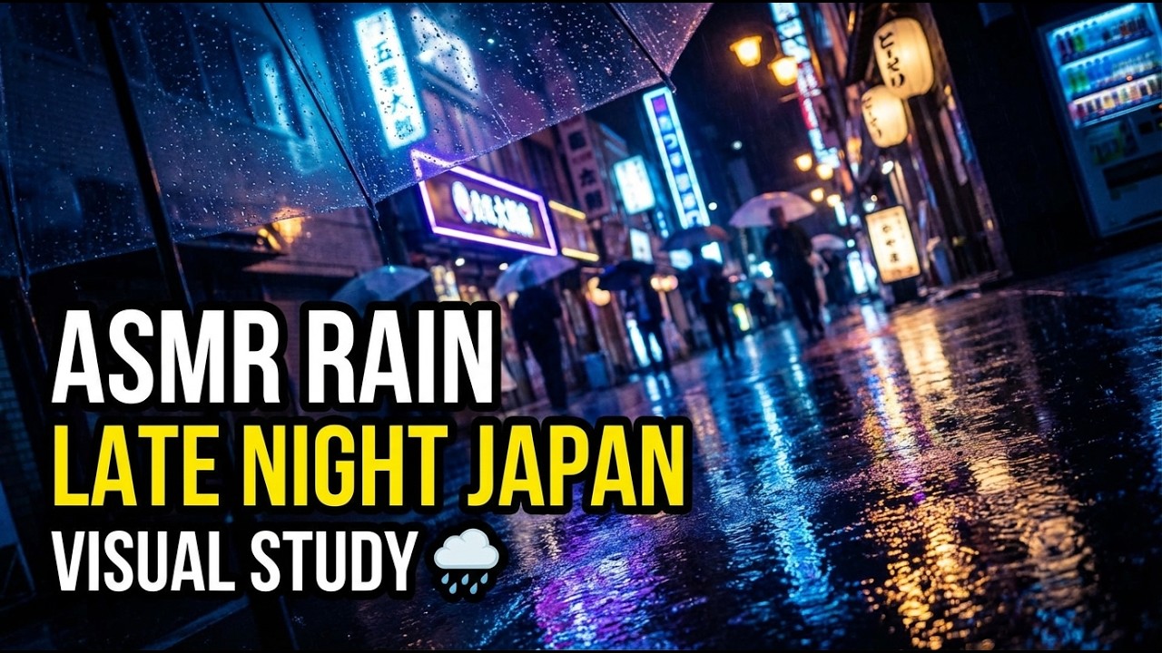 Rainy Streets Tokyo 🌧️ Lofi Hip Hop Beats for Calm, Focus & Night Study ...