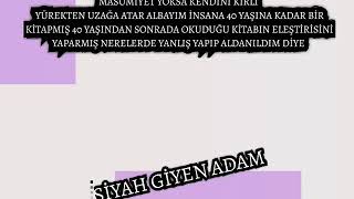 SİYAH GİYEN ADAM