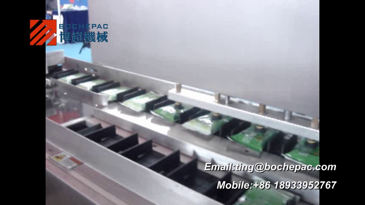 Automatic cartoning machine for flow pack/pillow bags/tablet